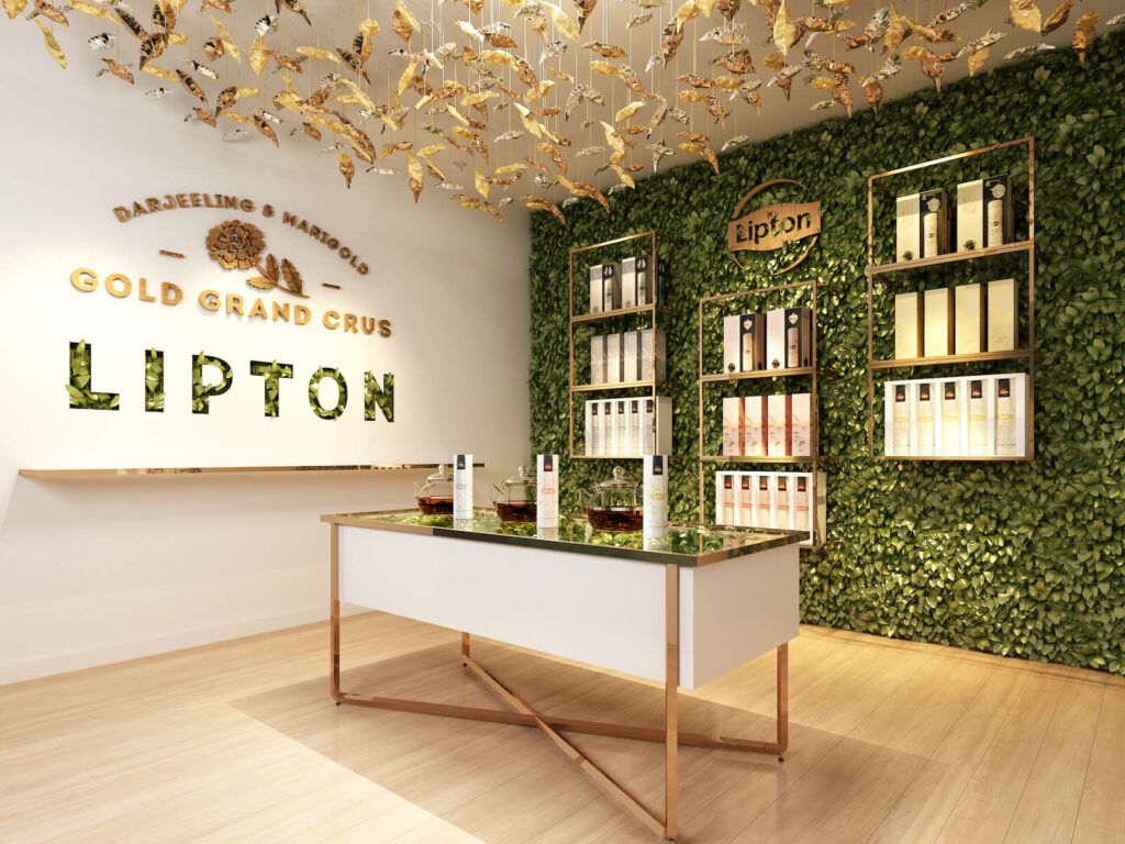 3D Render for Lipton Retail lPop-Up, London