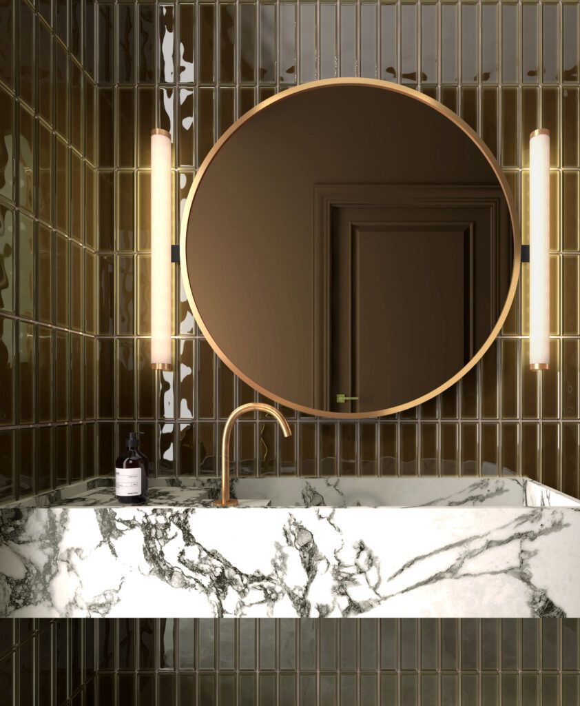 Example of same 3D model using automated 3d volume rendering to create different images for Luma mirrors