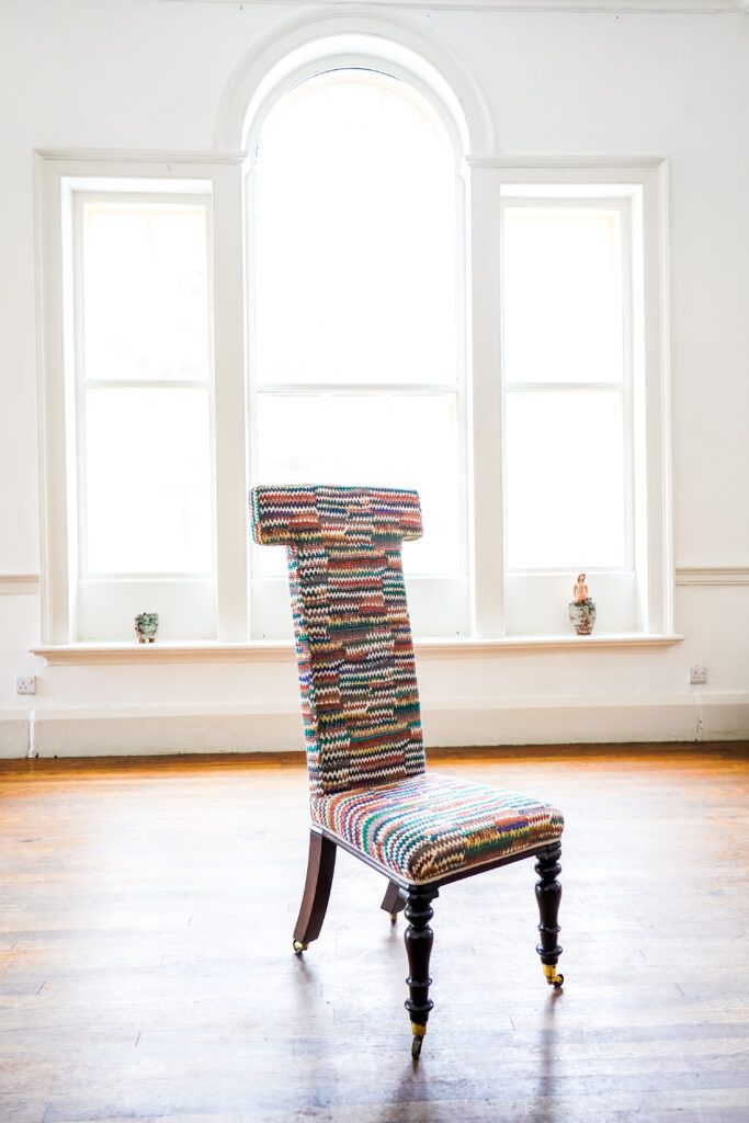 7. This stunning Prie Dieu chair was lovingly restored by Dandelion Designs. - The Landscape