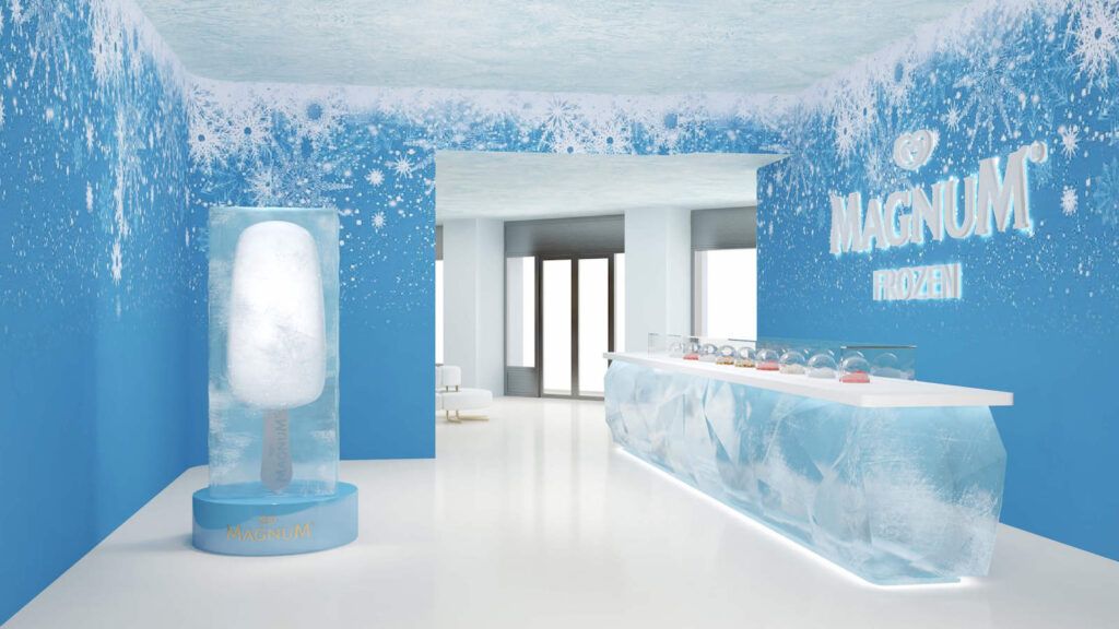 THE EDJE – Magnum & Disney Frozen Pop Up