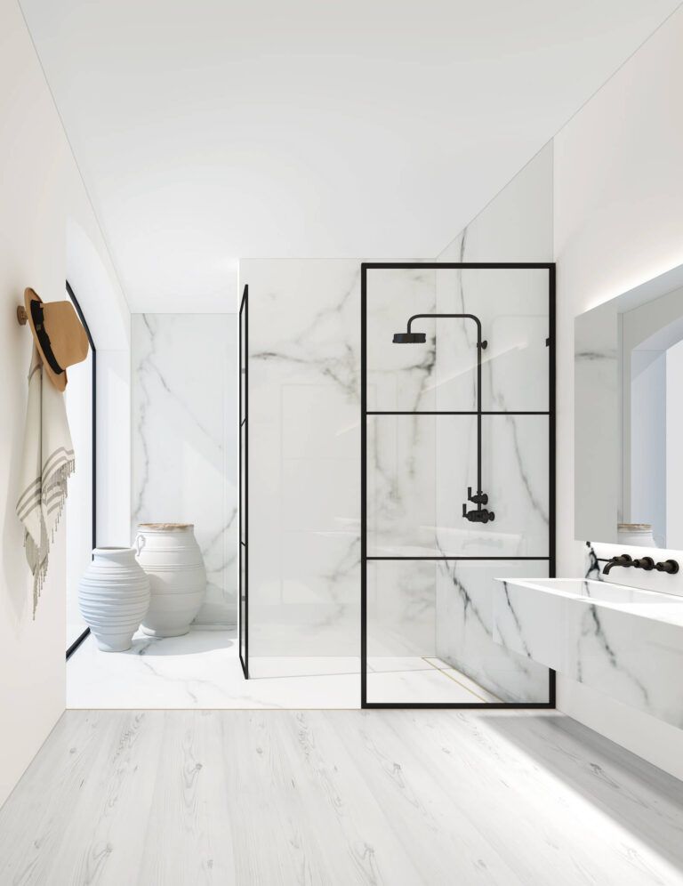 THE MAJESTIC SHOWER COMPANY – Framed Panel Shower Screen
