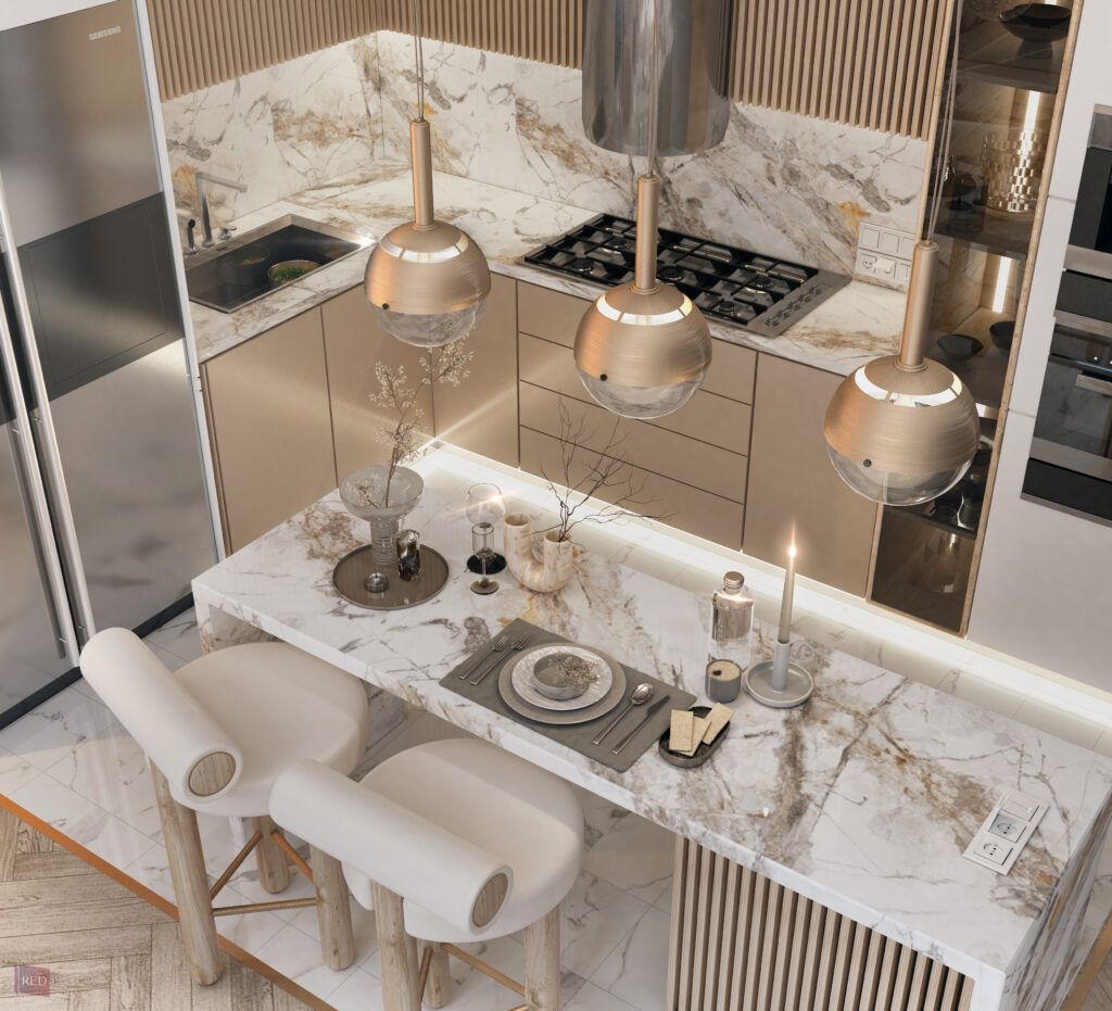Caffe Latte, Kitchen Marble trends