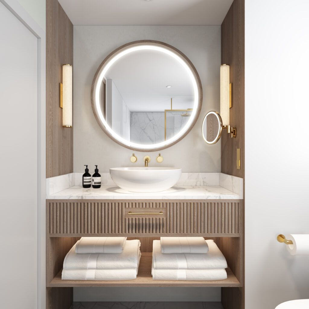 3D rendering for LUMA Mirrors by Oil Studios