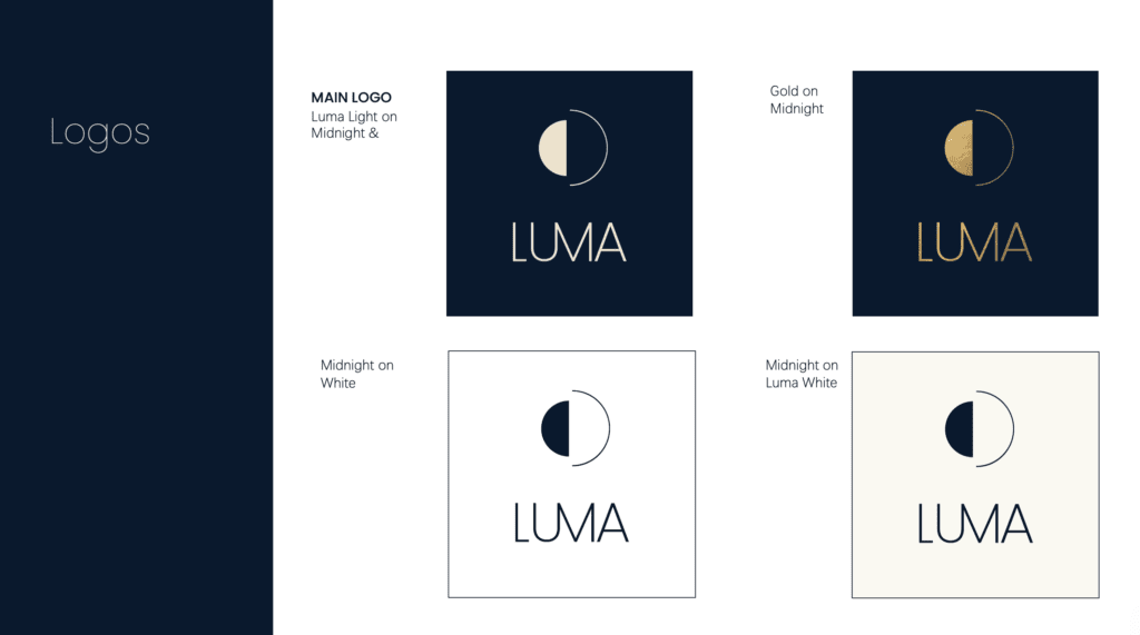 Luma Logo designs